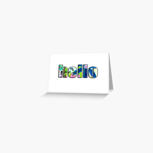 Hello Greeting Card