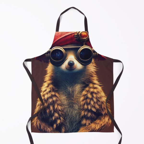 Item preview, The Cyber-Enhanced Meerkat: A Technologically Advanced and Adorable Furry Friend designed and sold by MimozaStudio.