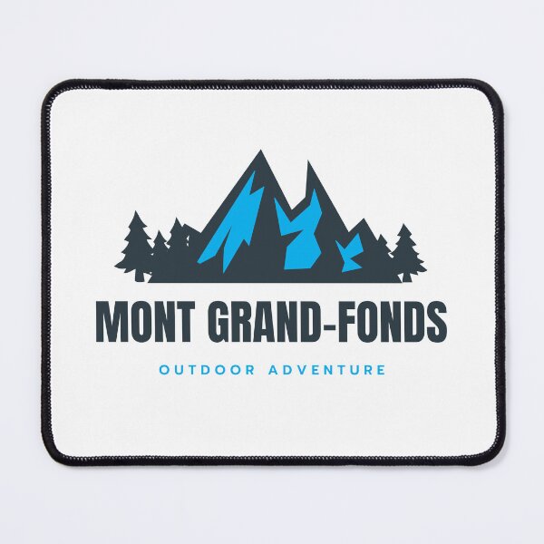 Item preview, Le Mont Grand-Fonds in La Malbaie, Charlevoix, Lynx, Capitale-Nationale, Quebec, Canada, North America - Mountain Outdoor Adventure Snowboard Ski Resort Vintage Logo designed and sold by Vintage-TM.