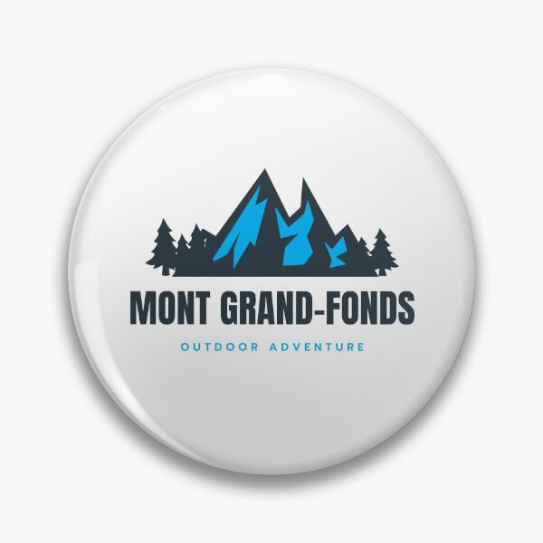 Item preview, Le Mont Grand-Fonds in La Malbaie, Charlevoix, Lynx, Capitale-Nationale, Quebec, Canada, North America - Mountain Outdoor Adventure Snowboard Ski Resort Vintage Logo designed and sold by Vintage-TM.