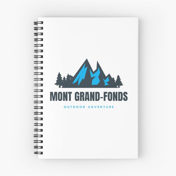 Item preview, Le Mont Grand-Fonds in La Malbaie, Charlevoix, Lynx, Capitale-Nationale, Quebec, Canada, North America - Mountain Outdoor Adventure Snowboard Ski Resort Vintage Logo designed and sold by Vintage-TM.