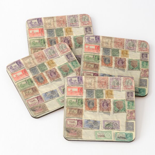 Item preview, Old Stamps from India  designed and sold by wiggyofipswich.