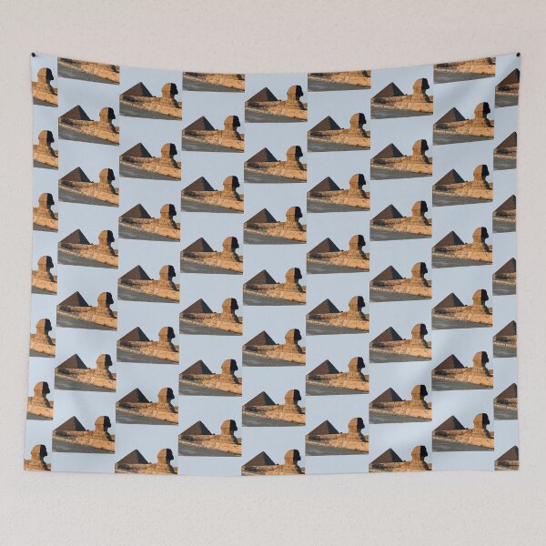 Item preview, Great Sphinx and Pyramids in Giza, Egypt designed and sold by ShopieHome.