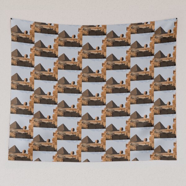 Item preview, Great Sphinx and Egyptian Pyramids of Giza designed and sold by ShopieHome.