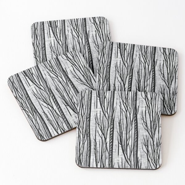 Item preview, Simple b&w trees pattern designed and sold by brandway.