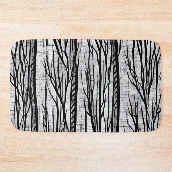 Item preview, Simple b&w trees pattern designed and sold by brandway.