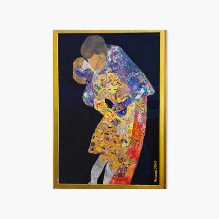 Klimt: THE KISS COLLAGE #2 Art Board Print