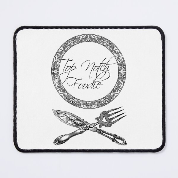 Item preview, 'Top Notch Foodie ' Luxury Restaurant Design - Retro Illustration Design for T-shirts, mugs, phone cases and other accessories designed and sold by Ridiculam Toga.