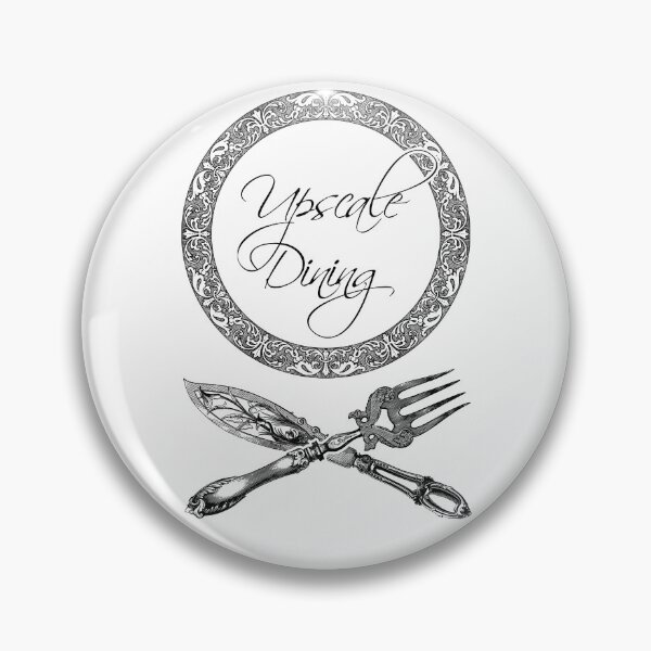 Item preview, 'Upscale Dining ' Luxury Restaurant Design - Retro Illustration Design for T-shirts, mugs, phone cases and other accessories designed and sold by Ridiculam Toga.