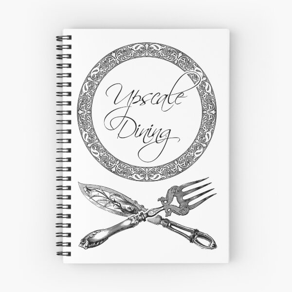 Item preview, 'Upscale Dining ' Luxury Restaurant Design - Retro Illustration Design for T-shirts, mugs, phone cases and other accessories designed and sold by Ridiculam Toga.