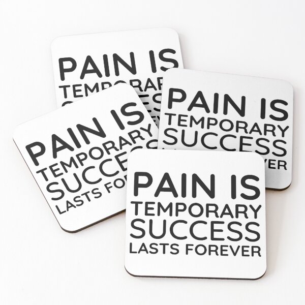 Item preview, Pain is Temporary Success Lasts Forever - Quote #5 designed and sold by Trendy-Now.
