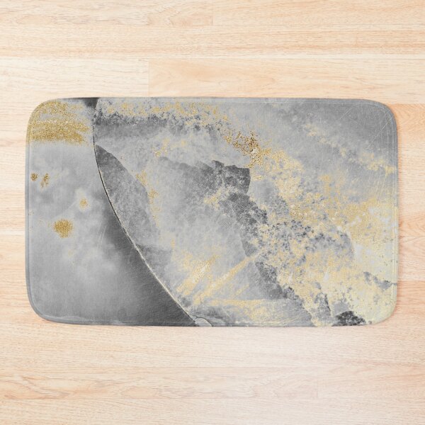 Item preview, Luxury Gold Glitter and Gray Marbled  designed and sold by GoDesign1.