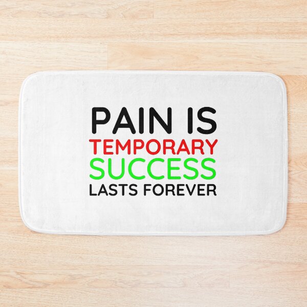 Item preview, Pain is Temporary Success Lasts Forever - Quote #6 designed and sold by Trendy-Now.