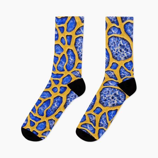 Item preview, Blue opal stones in gold pattern designed and sold by hendrikspix.