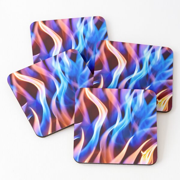 Item preview, Epic blue flame pattern designed and sold by hendrikspix.