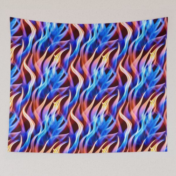 Item preview, Epic blue flame pattern designed and sold by hendrikspix.