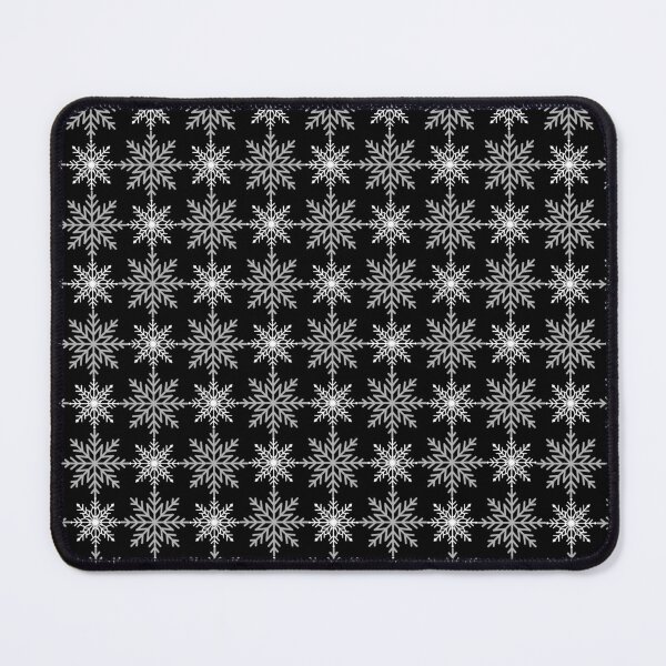 Item preview, White Snowflakes Pattern (Black Background) designed and sold by ObsidianDaz.