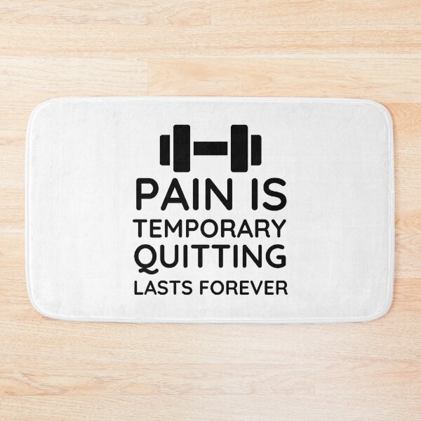 Item preview, Pain is Temporary Quitting Lasts Forever - Quote #7 designed and sold by Trendy-Now.
