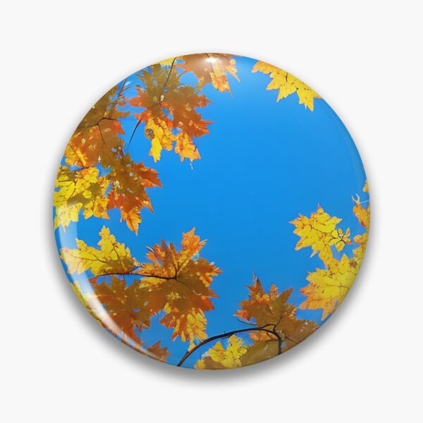 Item preview, Sunny autumn leaves pattern designed and sold by hendrikspix.