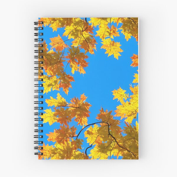 Item preview, Sunny autumn leaves pattern designed and sold by hendrikspix.