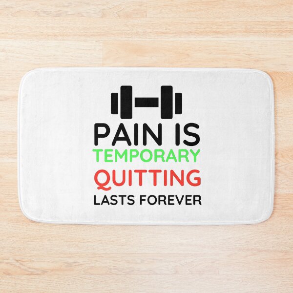 Item preview, Pain is Temporary Quitting Lasts Forever - Quote #8 designed and sold by Trendy-Now.