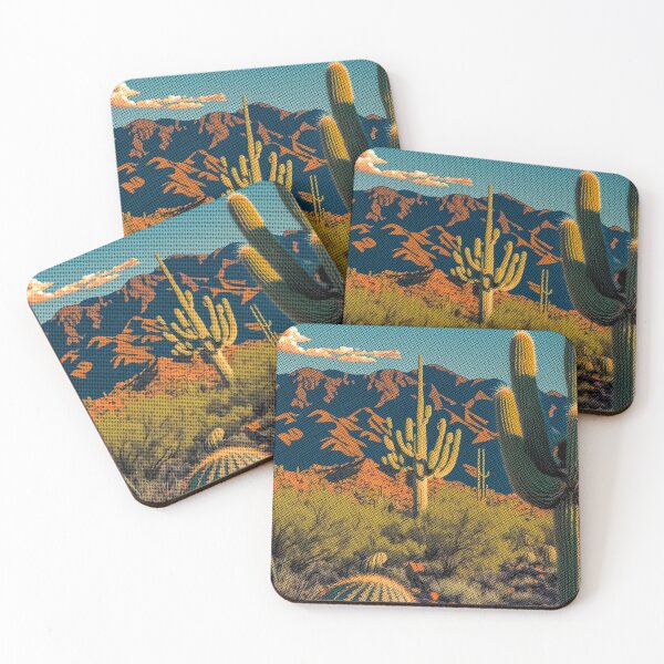 Item preview, Arizona Desert Art In Vibrant Fun Colors designed and sold by madtoyman.