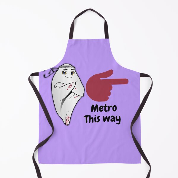 Item preview, Metro This Way! The famous Metro man of Qatar designed and sold by Basma Store.