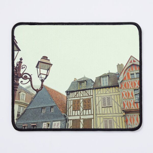 Item preview, Auxerre - Half-timbered Colorful Houses in Burgundy France designed and sold by CarolinaReina.