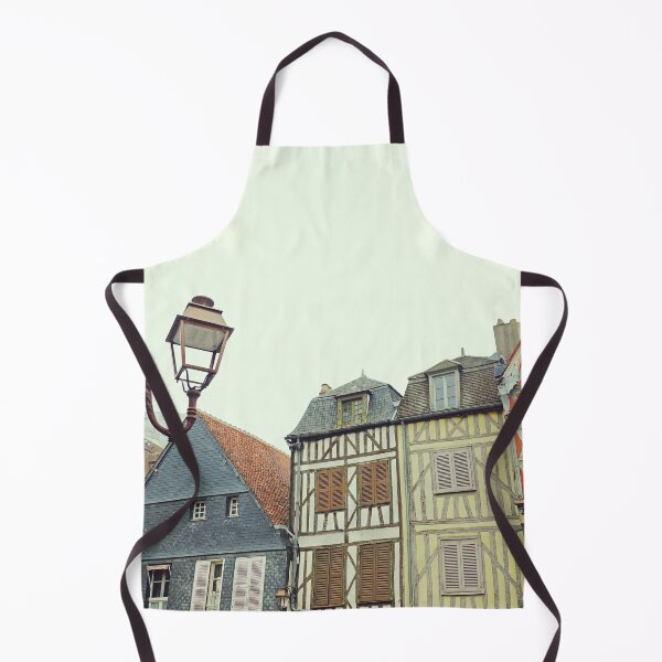 Item preview, Auxerre - Half-timbered Colorful Houses in Burgundy France designed and sold by CarolinaReina.