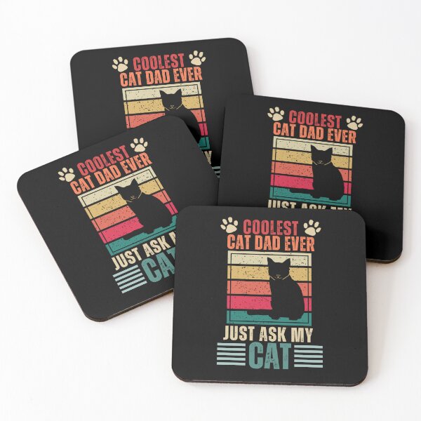 Item preview, Coolest Cat Dad Ever Just Ask My Cat designed and sold by NinniSilver.