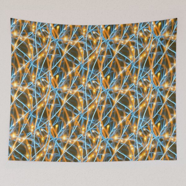 Item preview, Crystal threads with golden lights pattern designed and sold by hendrikspix.