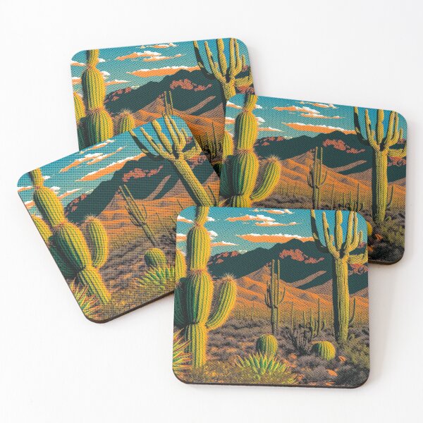 Item preview, Arizona Desert Art In Vibrant Fun Colors designed and sold by madtoyman.