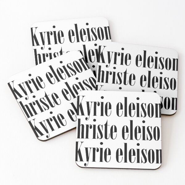 Item preview, Kyrie Eleison Christe Eleison Kyrie Eleison (Lord have mercy, Christ have mercy) designed and sold by TheCatholicLady.