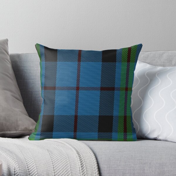 00692 Notre Dame Marching Guard Tartan Throw Pillow