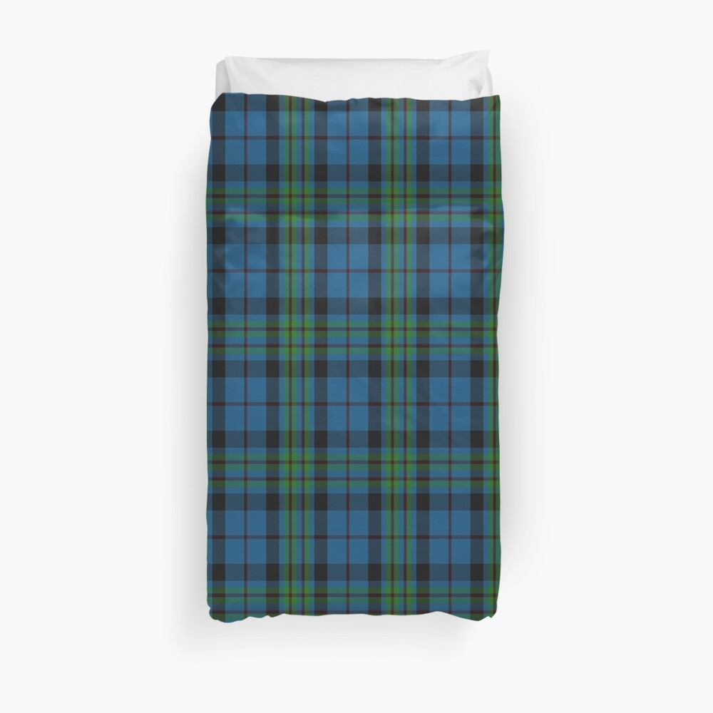 00692 Notre Dame Marching Guard Tartan Duvet Cover