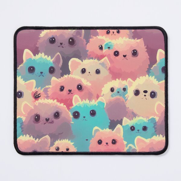 Item preview, Fluffy Little Monsters designed and sold by Volkanicworx.