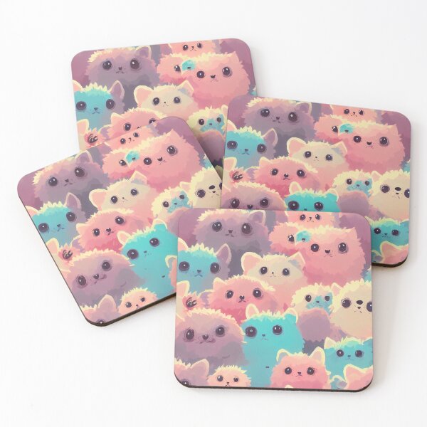 Item preview, Fluffy Little Monsters designed and sold by Volkanicworx.