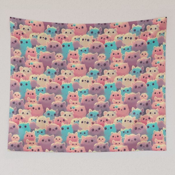 Item preview, Fluffy Little Monsters designed and sold by Volkanicworx.