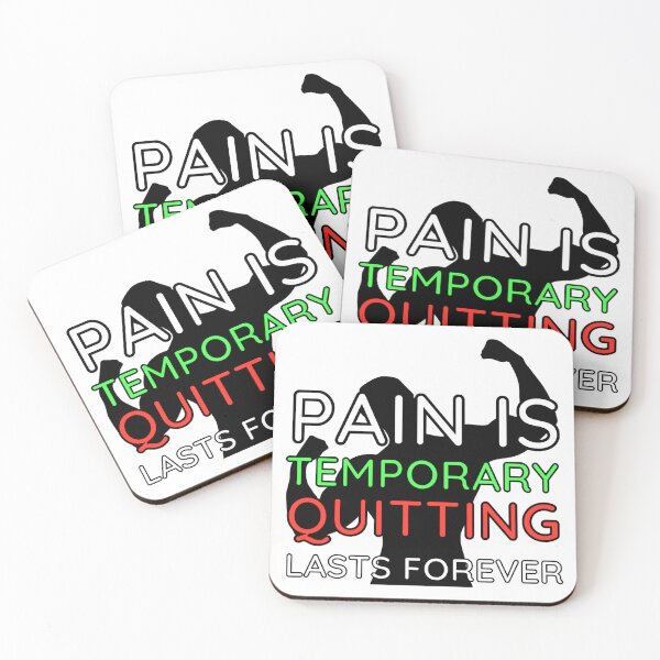 Item preview, Pain is Temporary Quitting Lasts Forever - Quote #10 designed and sold by Trendy-Now.