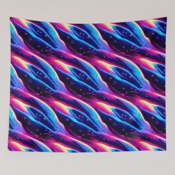 Item preview, Psychedelic Neon Space designed and sold by Volkanicworx.