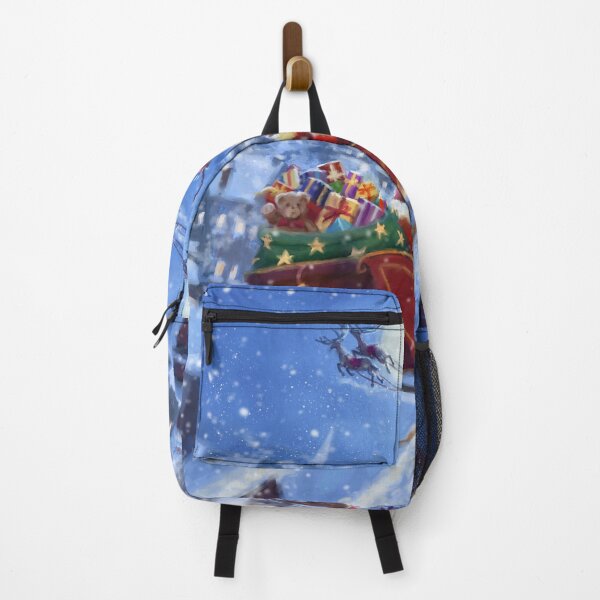 Item preview, Santa flying over rooftops designed and sold by Daniel Rodgers.