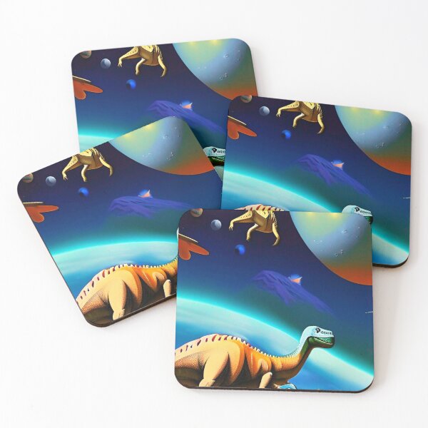 Item preview, Meanwhile in space. Dinosaurs in space designed and sold by Neo-Expression.