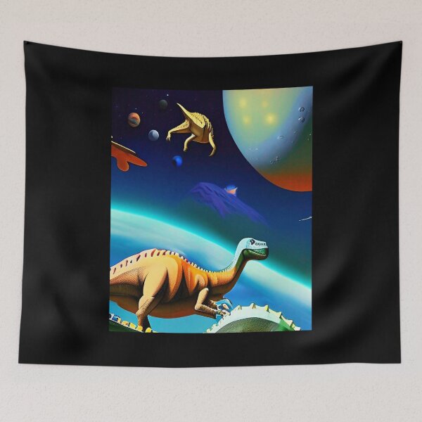 Item preview, Meanwhile in space. Dinosaurs in space designed and sold by Neo-Expression.
