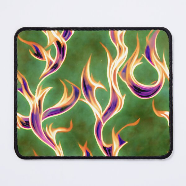 Item preview, Purple flame blazing inferno pattern designed and sold by hendrikspix.