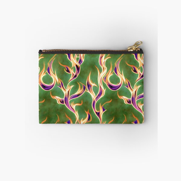 Item preview, Purple flame blazing inferno pattern designed and sold by hendrikspix.