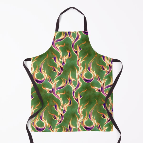 Item preview, Purple flame blazing inferno pattern designed and sold by hendrikspix.