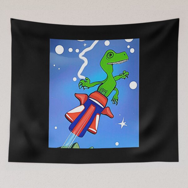 Item preview, Jetpack dinosaur. designed and sold by Neo-Expression.
