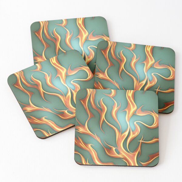 Item preview, Hot blazing inferno pattern designed and sold by hendrikspix.