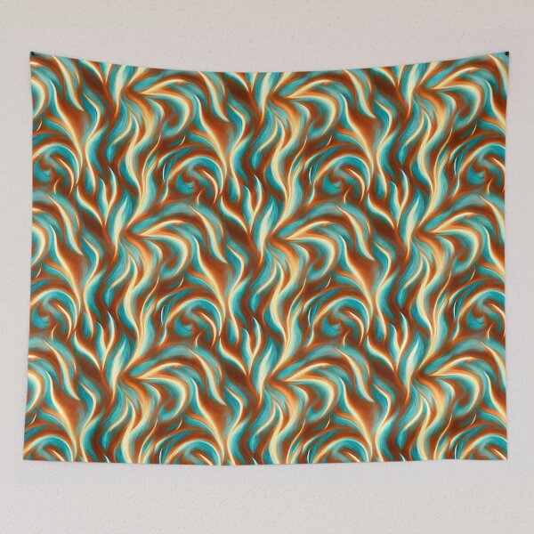 Item preview, Artistic flame inferno pattern designed and sold by hendrikspix.