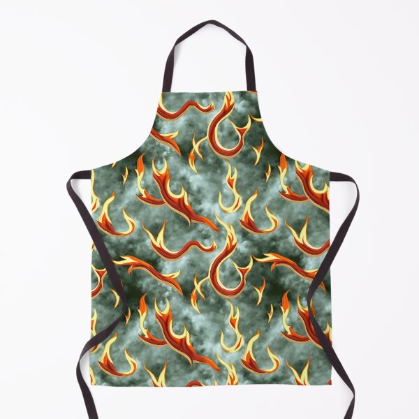 Item preview, Cloudy fire comic pattern designed and sold by hendrikspix.